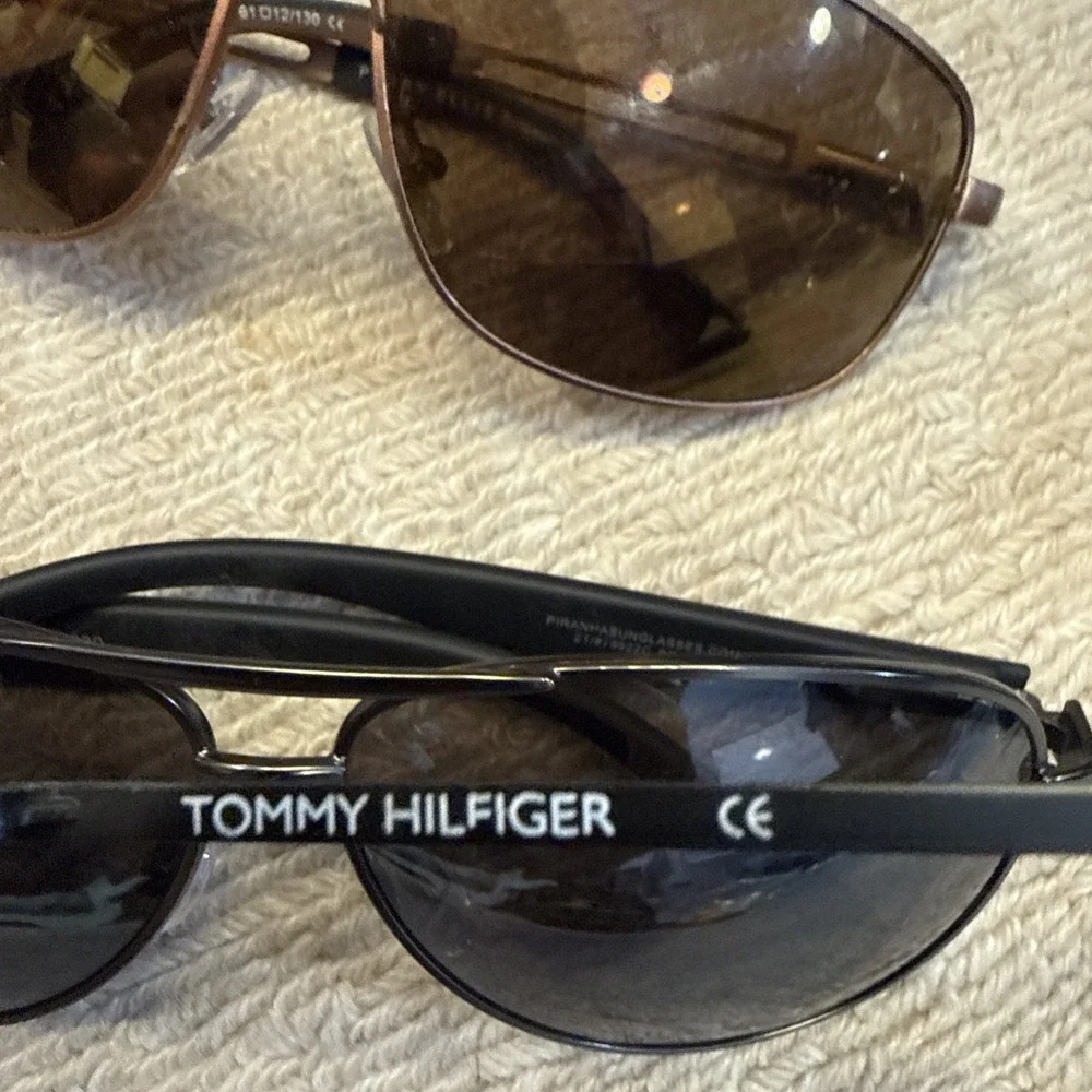 Lot of 10 Men's Designer Sunglasses /Fishing Wrap & Aviators,PerryEllis,Madden+